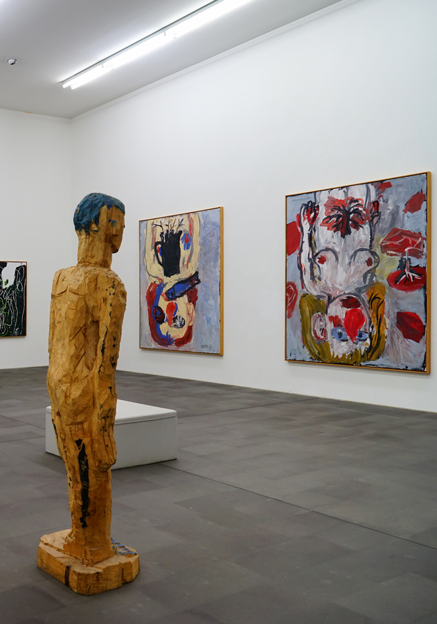 MKM Installationsansicht, Georg Baselitz, Foto: Edwin Juran, Oberhausen