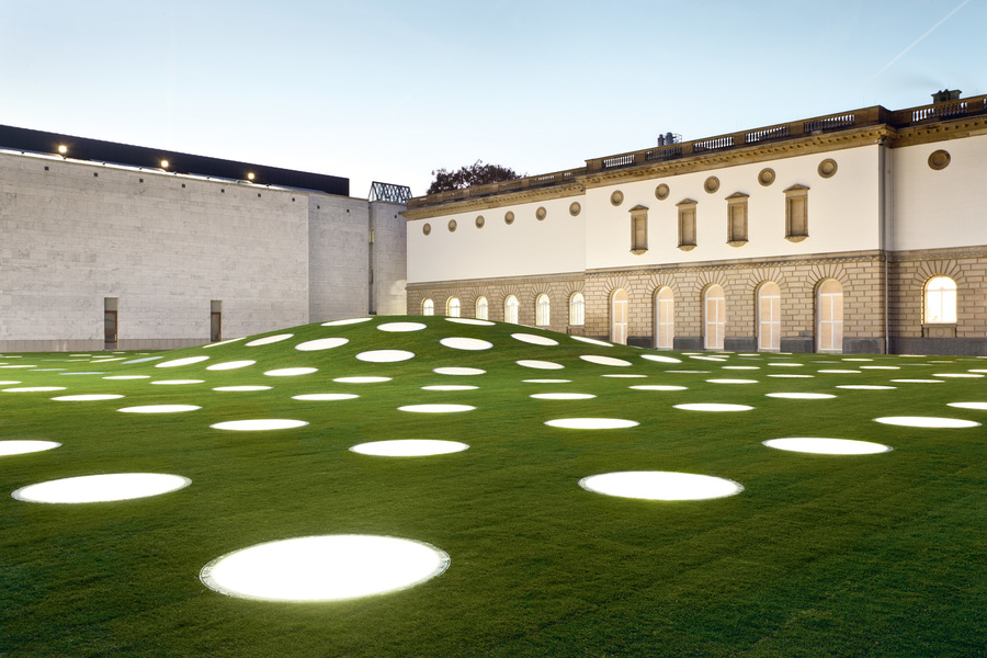 The completed subterranean extension - exterior view © Städel Museum, Norbert Miguletz