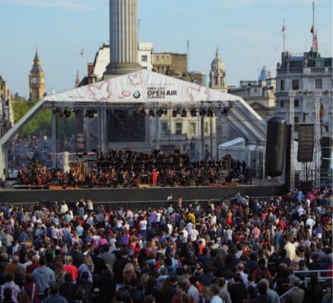 "BMW LSO Open Air Classics" on Trafalgar Square in London